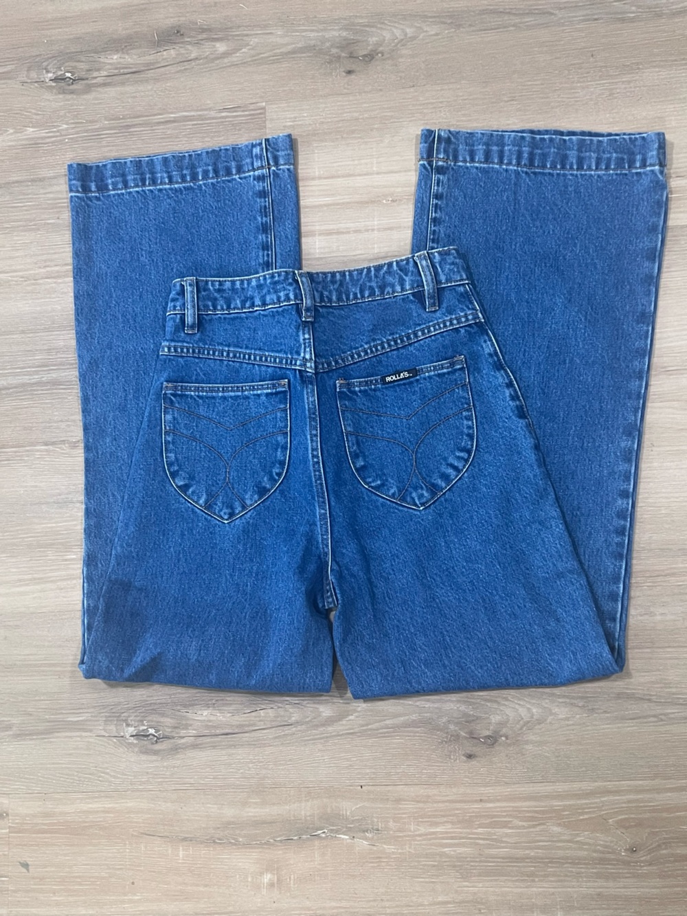 ROLLA’S High Rise Blue Denim Jeans - Picture 3 of 3